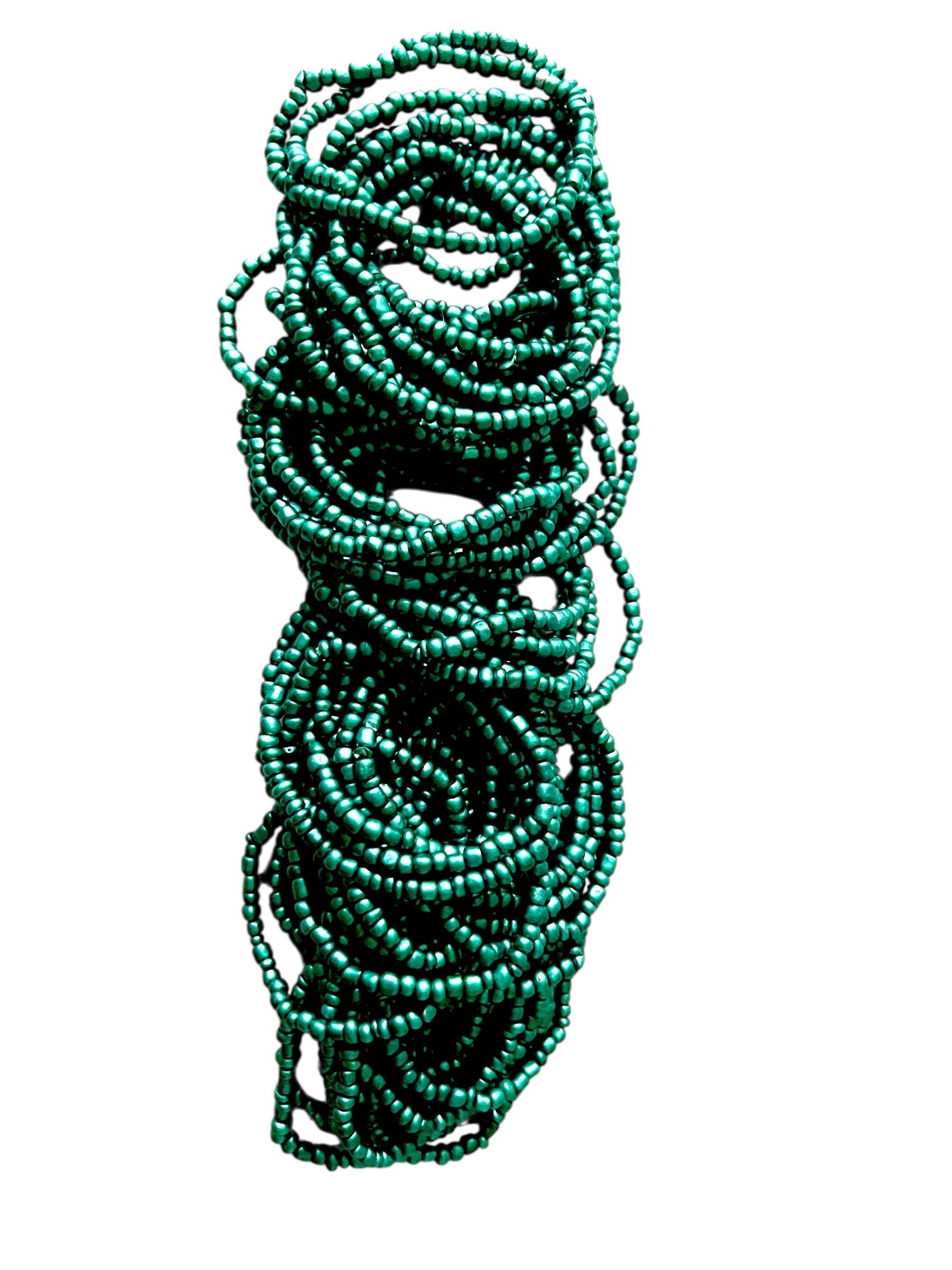 Erik & Mike - Wholesale Beaded Bracelet - Beaded bracelets 50 pcs  Emerald Green  $.60  each  1