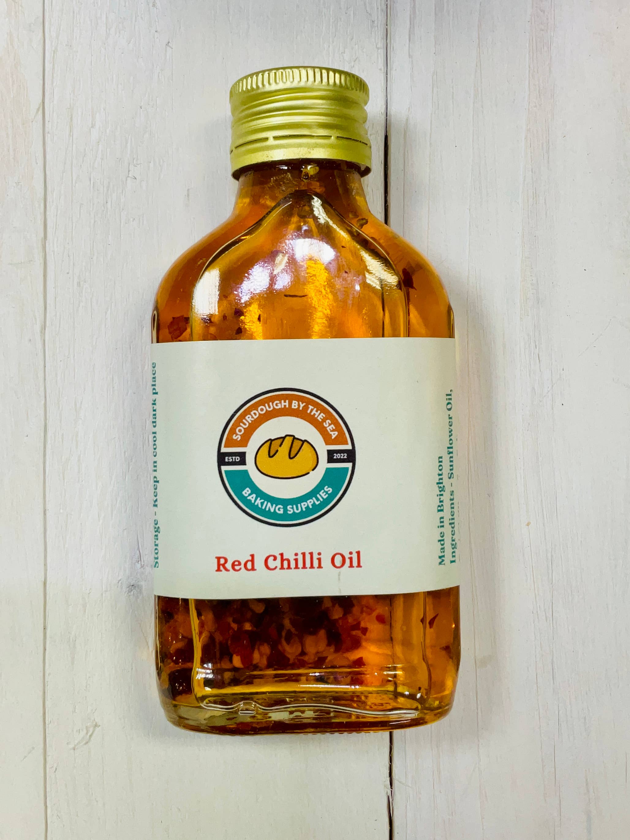 Sourdough by the Sea - Wholesale Olive oil - Premium Sussex Chilli & Sea Salt Oil - from crushed dried ch