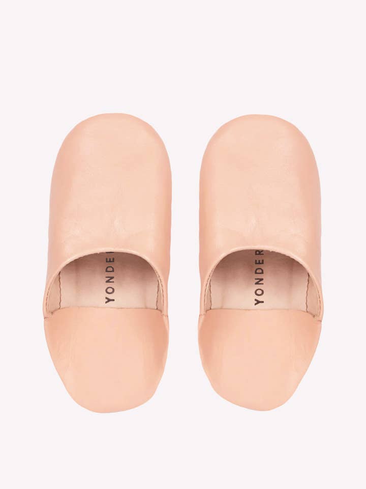 YONDER. - Wholesale Slippers - Kids - Junior Leather Babouche Slippers | Ballet