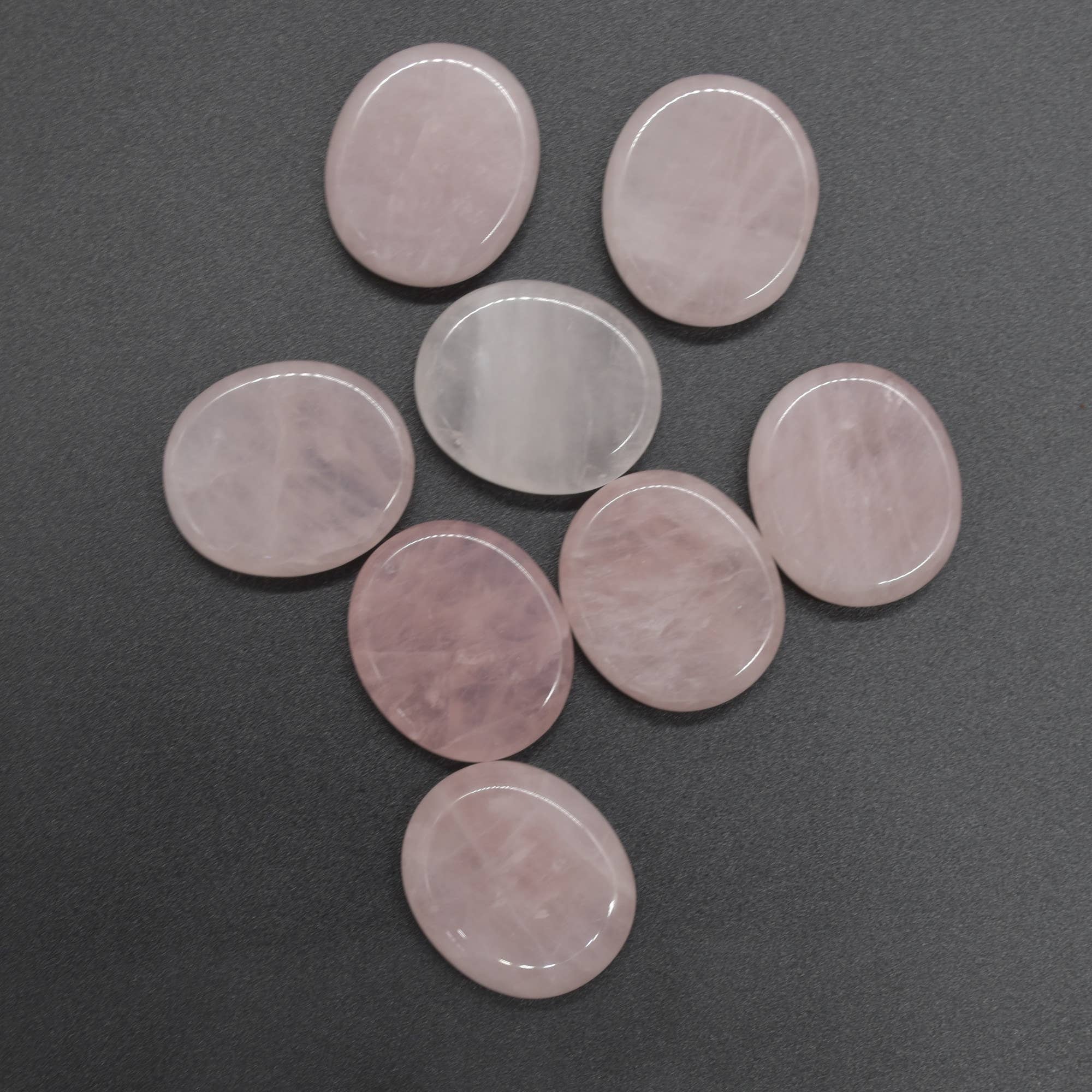 Calder Crystals - Wholesale Spiritual Stone/Crystal - Mini Crystal Oval Thumb Worry Stones - Choose from 106