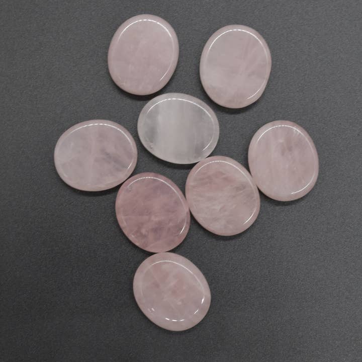 Calder Crystals - Wholesale Spiritual Stone/Crystal - Mini Crystal Oval Thumb Worry Stones - Choose from 106
