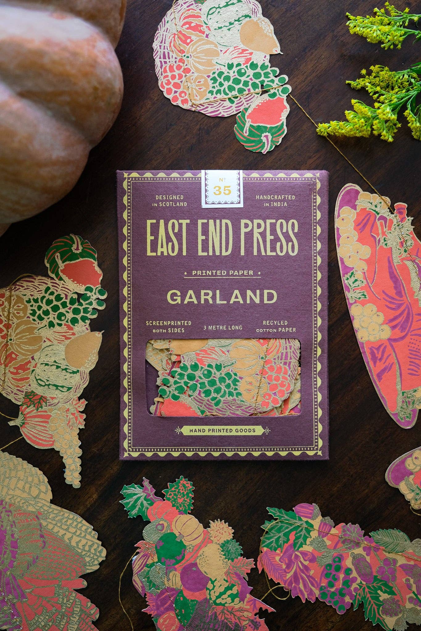 East End Press – wholesale Bunting/garland – Thanksgiving Sewn Garland3