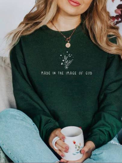 Made in the Image of God Crewneck for wholesale by ASH Originals Co