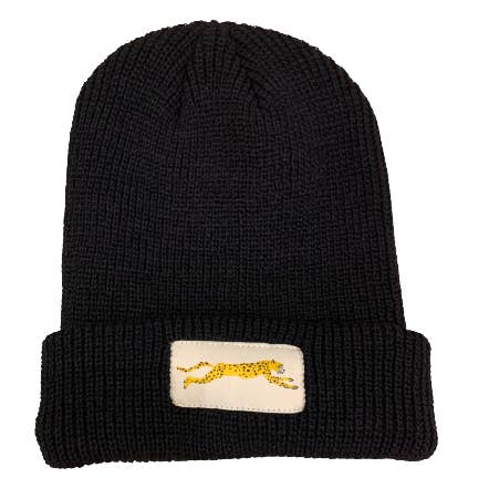 Gorro negro de guepardo ligero para venta al por mayor de Animal Instincts