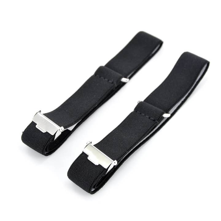 Retro Sleeve Elastic/Arm Warmband Black 2 Pieces for wholesale by Les Bretelles De Léon