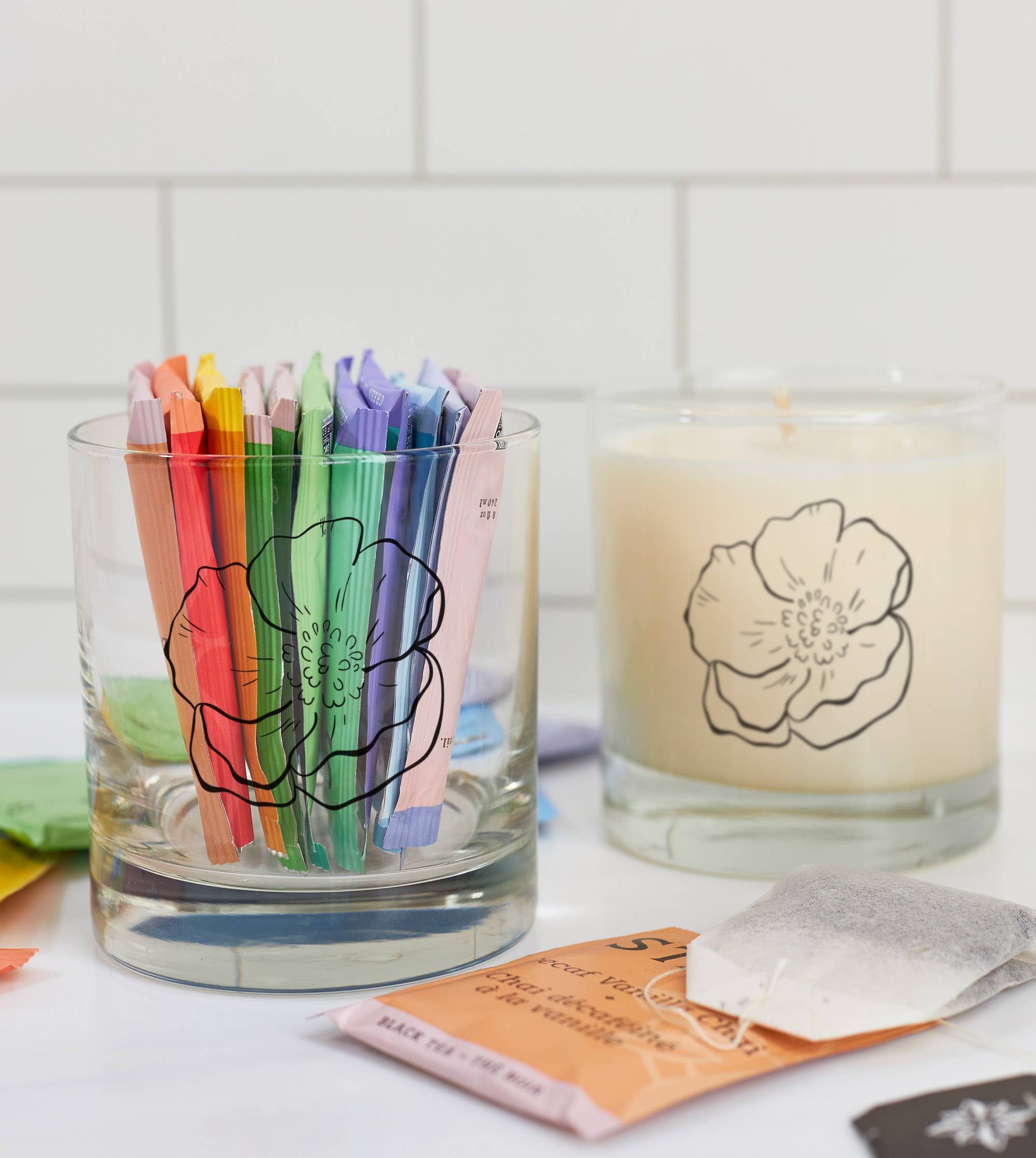 Scripted Fragrance - Wholesale Jar/Filled Candle - February Birth Flower Soy Candle4