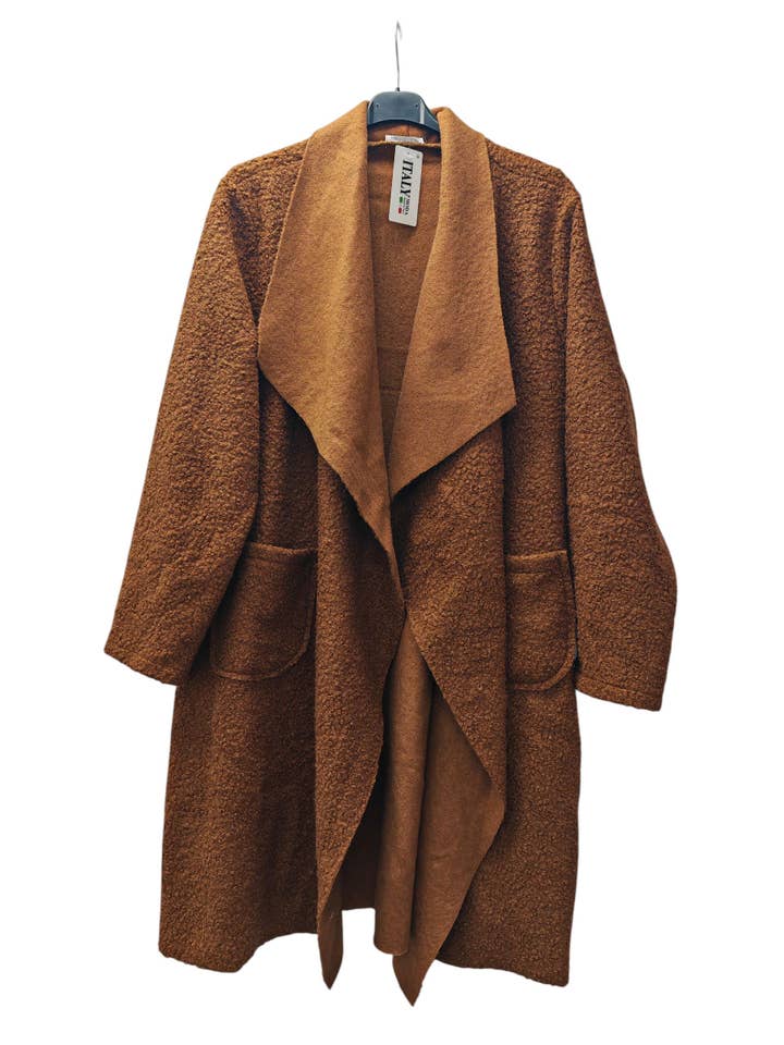 Superbia – wholesale Coat – Women’s – New Italian Soft One Size Water fall Coat with Two Pocket 9