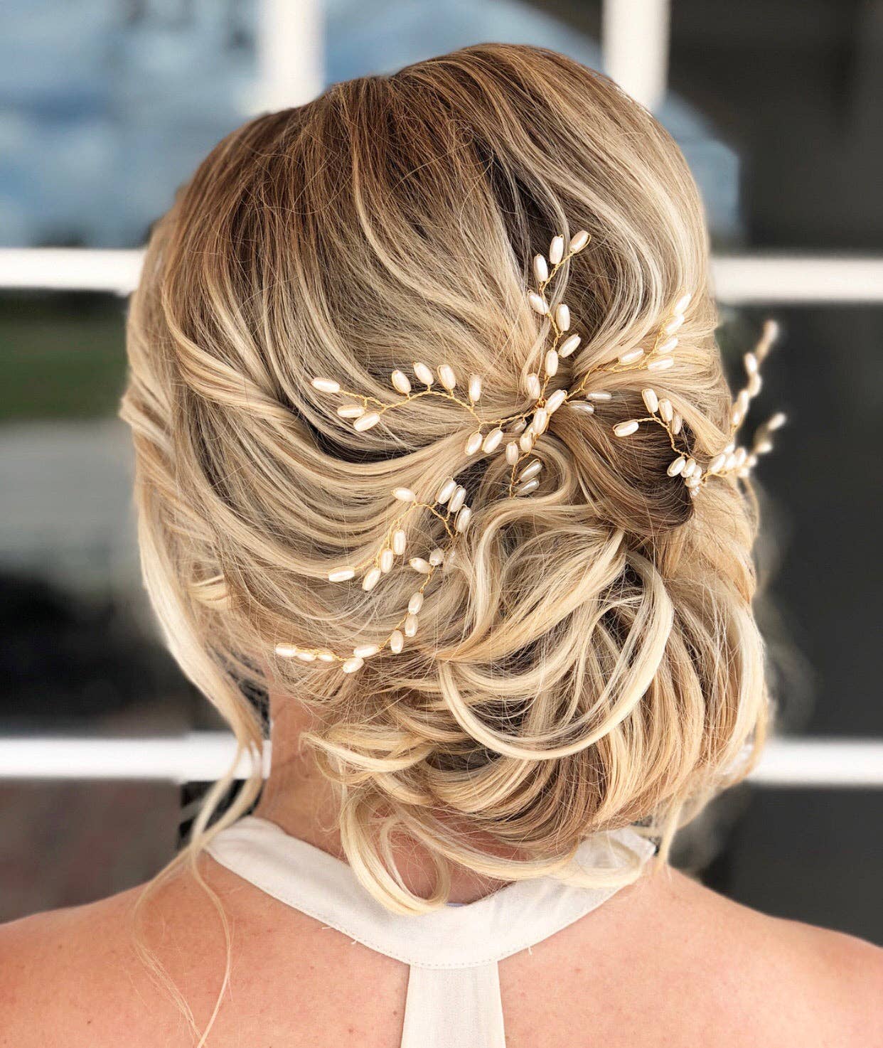 Pink Pewter - Vente Épingles à cheveux - Zara - Arbre tissé de perles (2pc)10