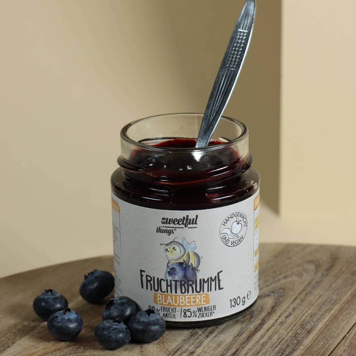 Fruchtbrumme Low Carb Blueberry Spread Without Added Sugar* and other Purchase Wholesale oliva fruchtgroßhandel. Free Returns & Net 60 Terms on Faire trending on Faire.