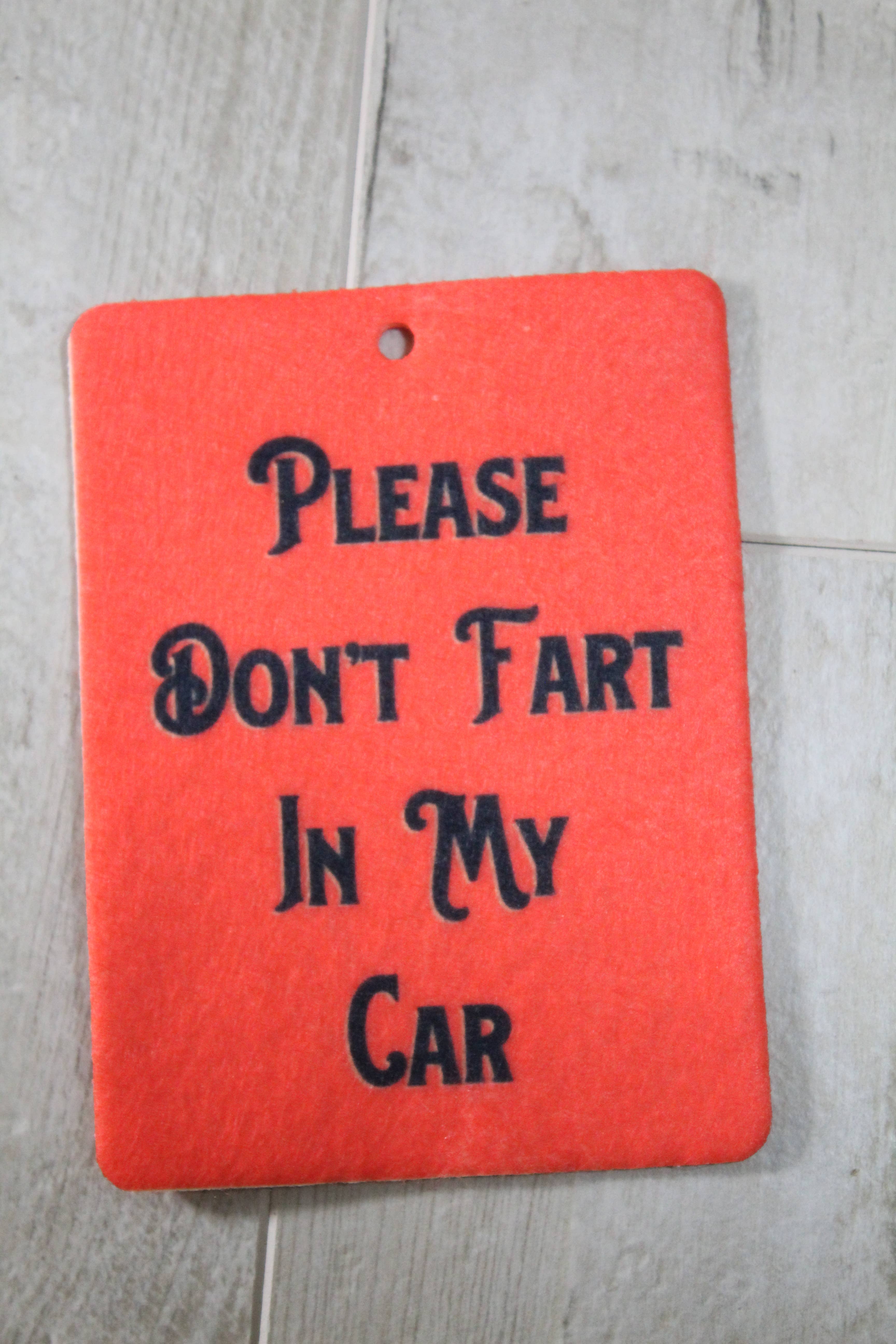 Raven Design – wholesale Car Freshener - Unisex – Please Don't Fart in My Car // Felt Car Air Freshener 1