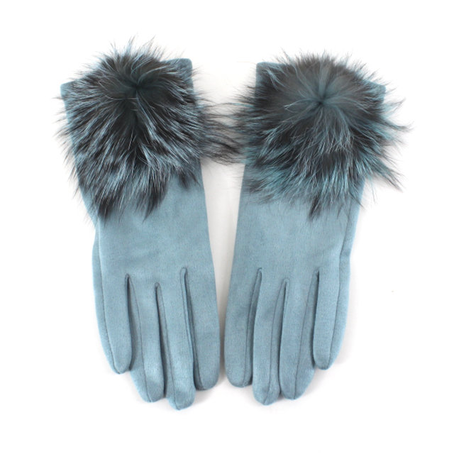 Pretty Persuasions – wholesale Gloves – Women's – A24020 Extra Furry Pom Pom Gloves13