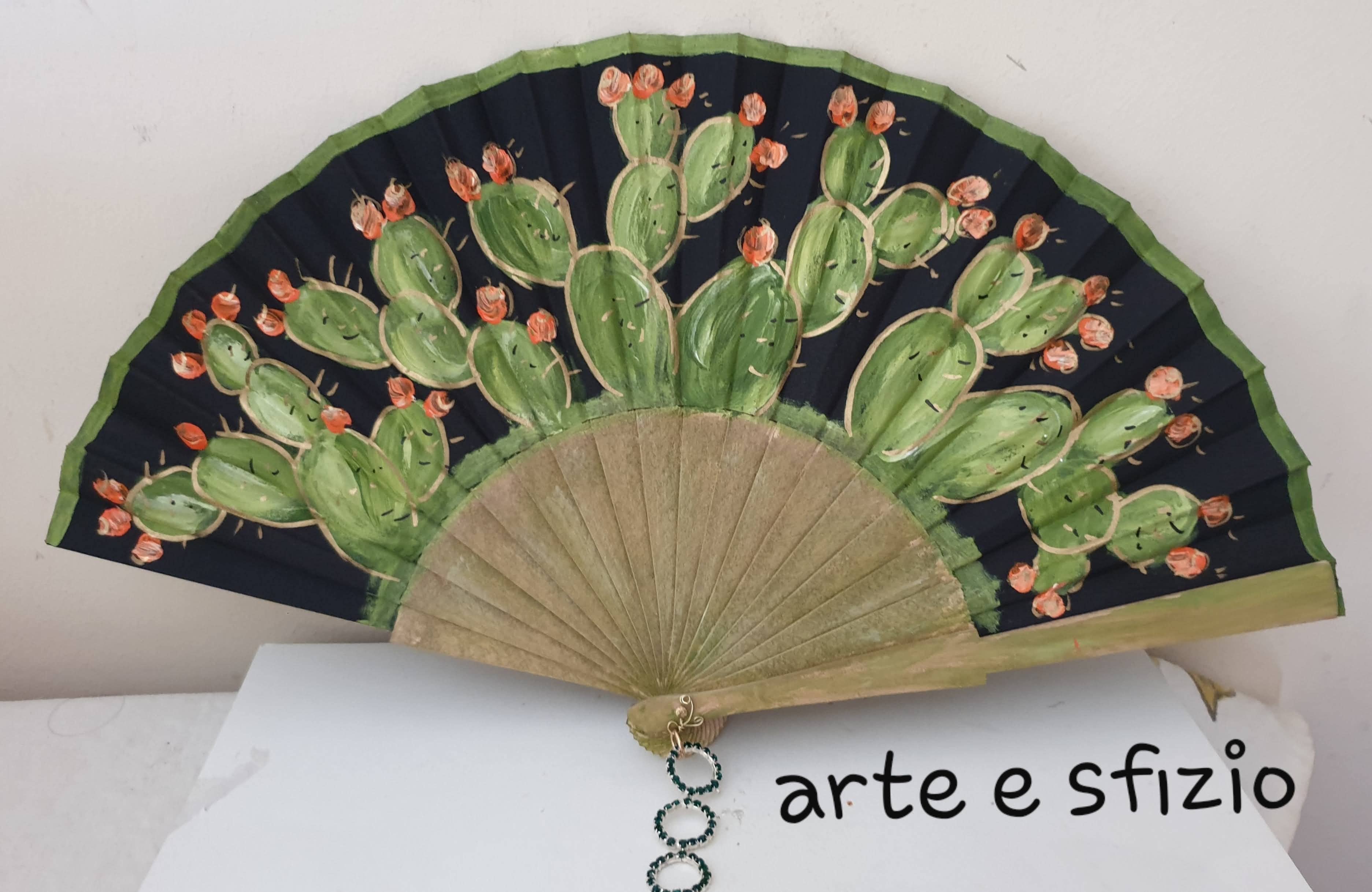 Arte e sfizio - Wholesale Handheld Folding Fan - Sicilian fans16