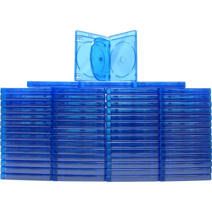 Square Deal Recordings & Supplies - Wholesale Jewellery box/organiser - Cases - Blu-ray 4 Disc Capacity - 21mm - Screenprinted Logo3