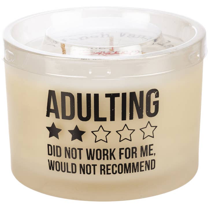 Primitives by Kathy - Wholesale Jar/Filled Candle - Adulting Did Not Work For Me Candle