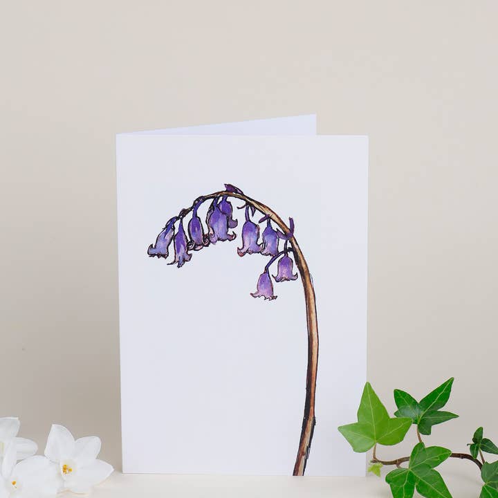 Flower Brick - Wholesale Everyday Greeting Card - A6 100% Recycled "Bluebell" Greeting Card2