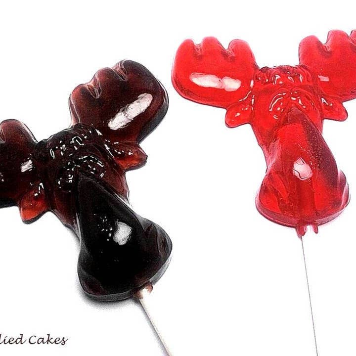 MOOSE LOLLIPOP ON 6" STICK for wholesale by Lollipops by Candied Cakes
