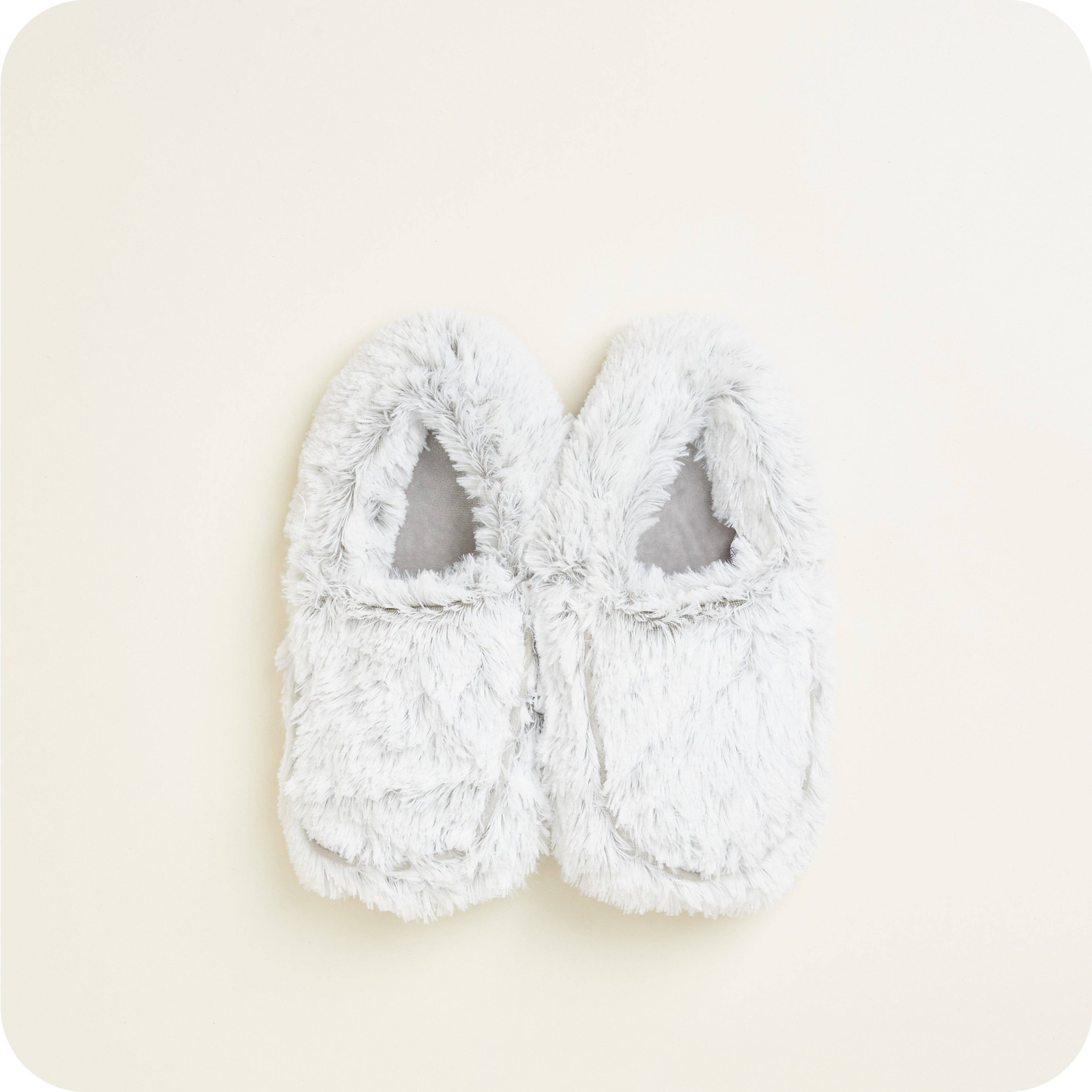 Warmies - Vente Chaussons – enfant - Pantoufles Warmies Marshmallow Grises0