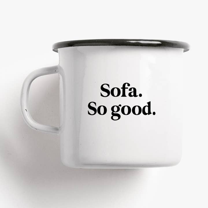 Emaljmugg «So Good sofa» från typealive för wholesale av typealive