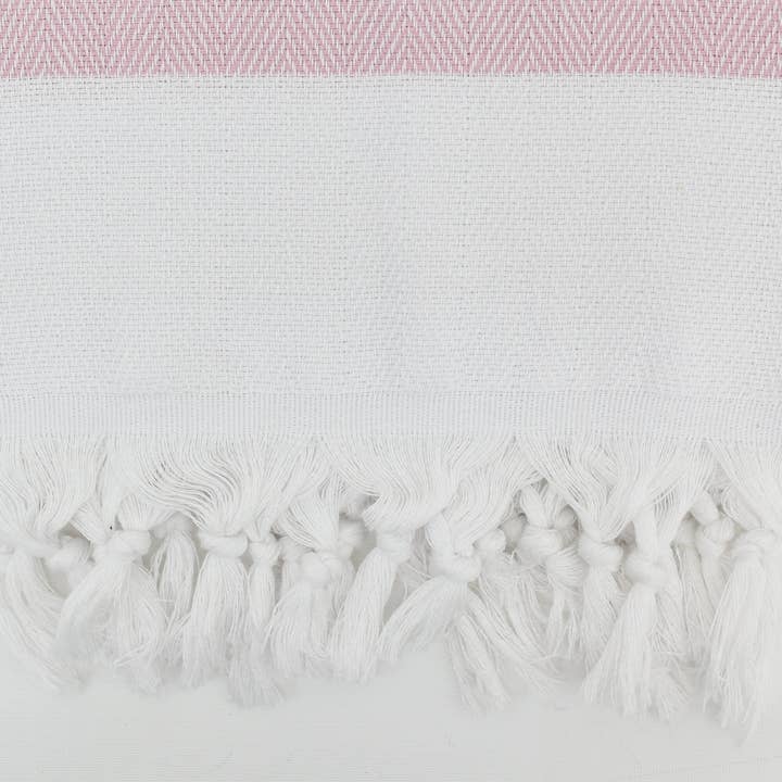 Organic Turkish Towels - Wholesale Beach towel - Beach Towel,Pink Herringbone Towel,40x70,Gift Towel5