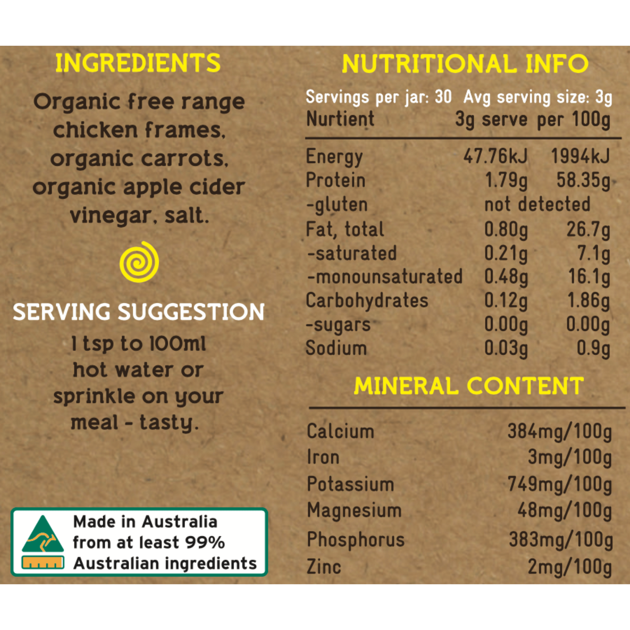 Broth of Life - Wholesale Broth - FODMAP Chicken Bone Broth (organic)1