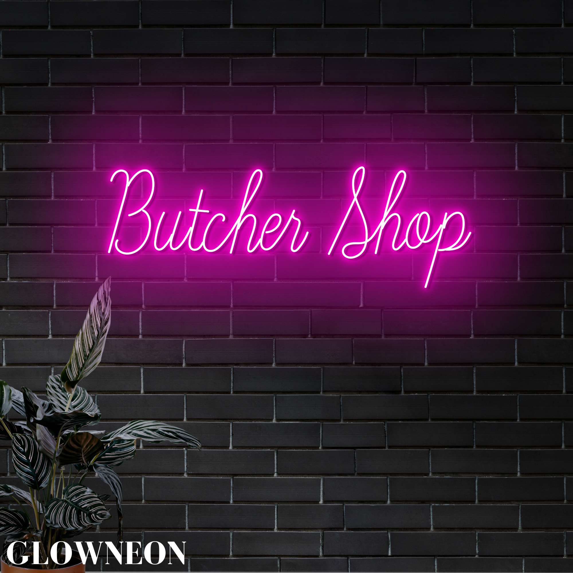 Glow Neon - Wholesale Neon Sign - Butcher Shop Wall Neon Light, Butcher Meat Shop Led Light Up0