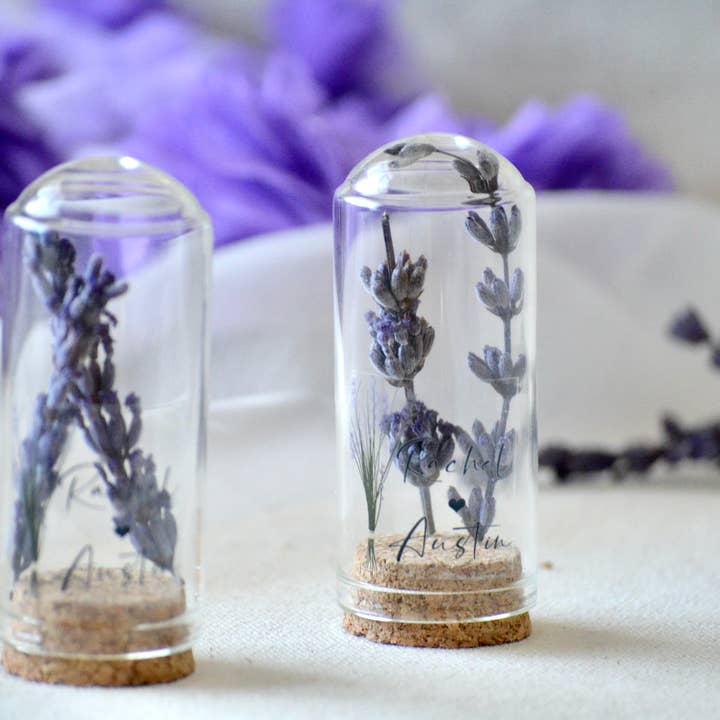 Uniq Favors - Wholesale Party gift - Lavender Flowers Mini Glass Dome Gifts, Custom Party Favors5