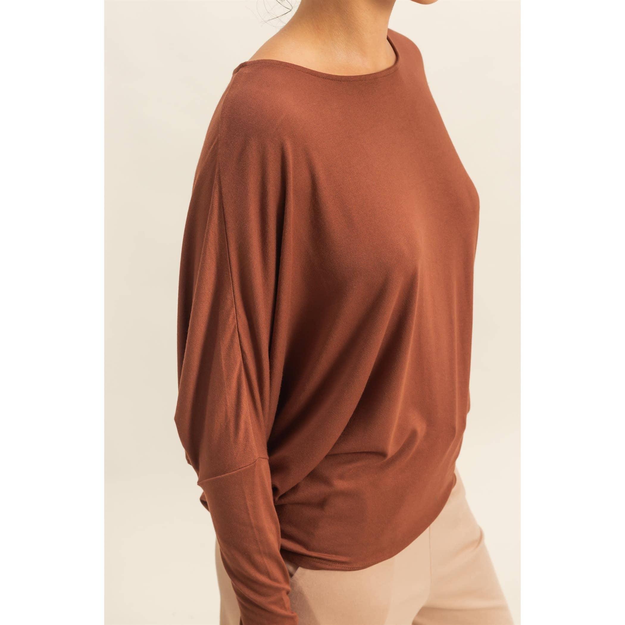 HYFVE – wholesale Stickad topp - Dam – Dolman Långärmad Topp12