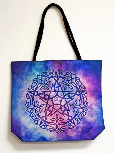 Pentagram Jute Bag for wholesale by Fantasy Gifts
