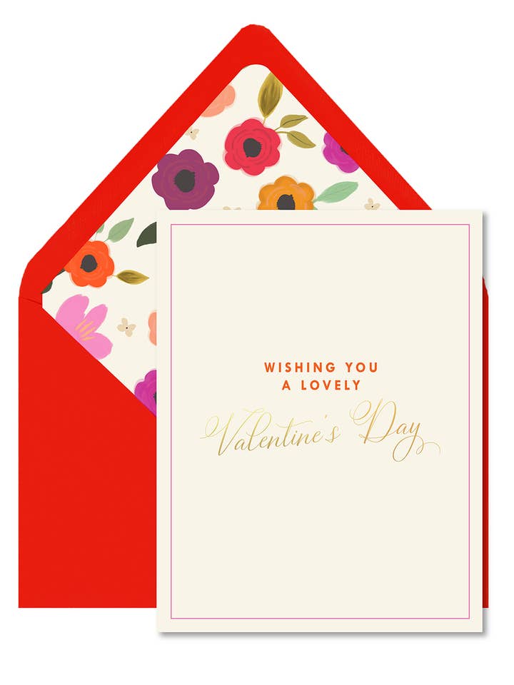 Lovely Valentine's Day Greeting Card for wholesale by Ginger P. Designs