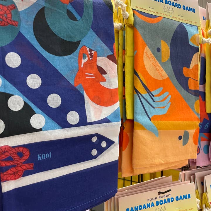 FOUR RABBIT – wholesale Board game – Jack Rabbit Adventure Bandana Board Game5