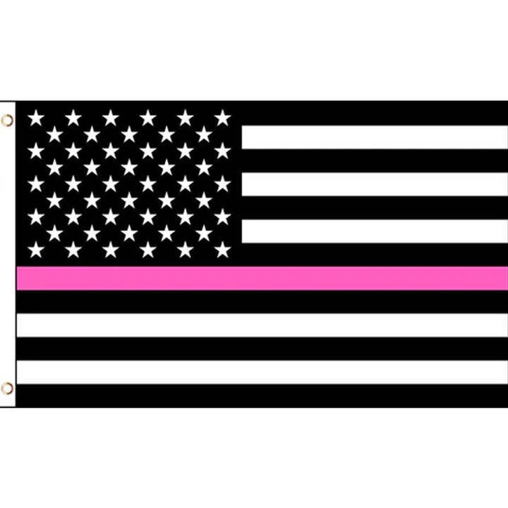 American Pink Thin Line Flag for wholesale by Haaro