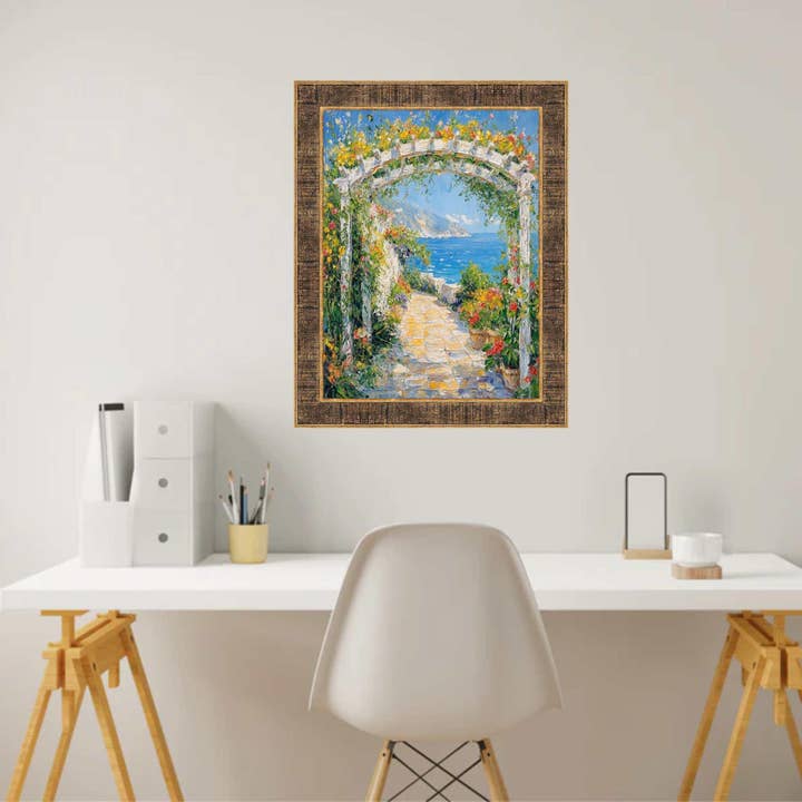 Modern Memory Design Picture Frames - Wholesale Picture frame - Farmhouse Rustic Wood Black Gold Picture Frame1