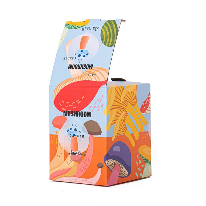 Helio Ferretti Candles & Co. - Wholesale Novelty Candle - LARGE INDIGO BLUE MUSHROOM CANDLE HF2