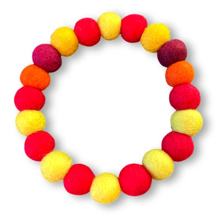 Collar para Perro con Pompones Personalizados - España Mix - Rojo para venta al por mayor de Puppies & Pom Poms