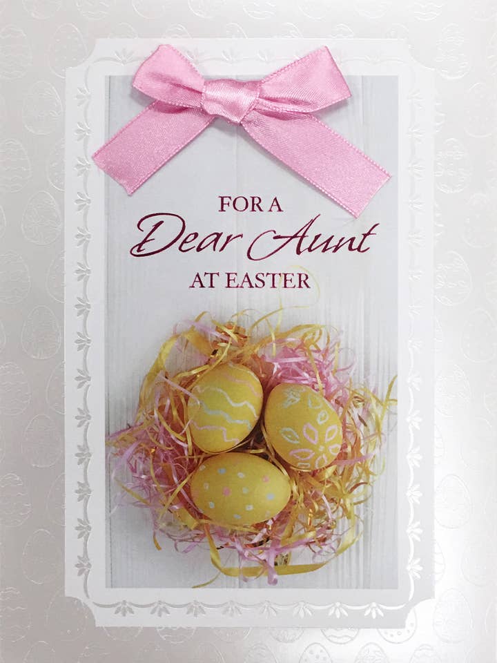 Rosedale Gold Easter Greeting Cards - Aunt (3pk) 39549 for wholesale by A-Line Greetings
