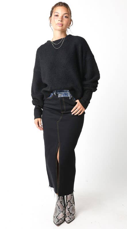 Olivaceous - Wholesale Pullover-trui - Dames - Julien Trui35