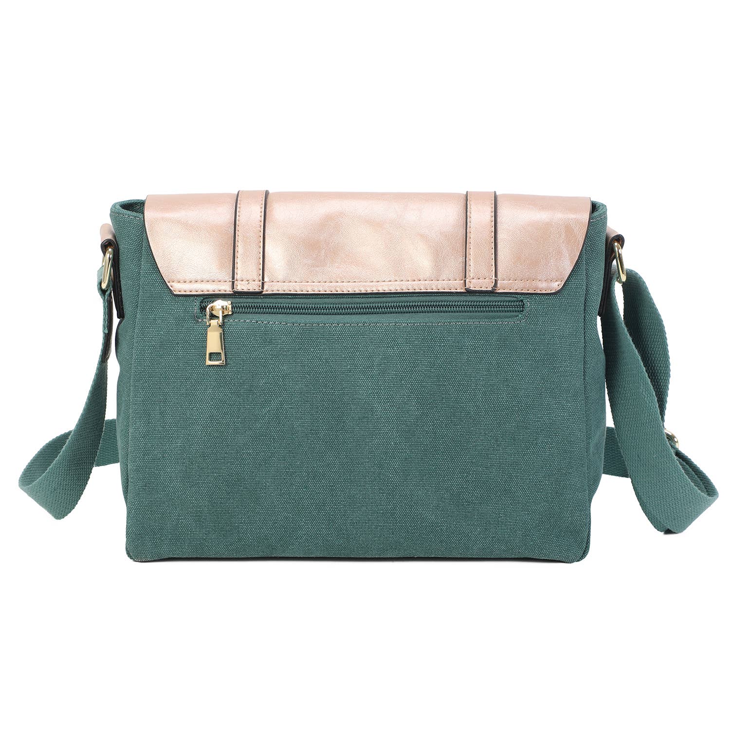 INES DELAURE - Wholesale Shoulder Bag - Women's - Dual-material shoulder bag in very light canvas10