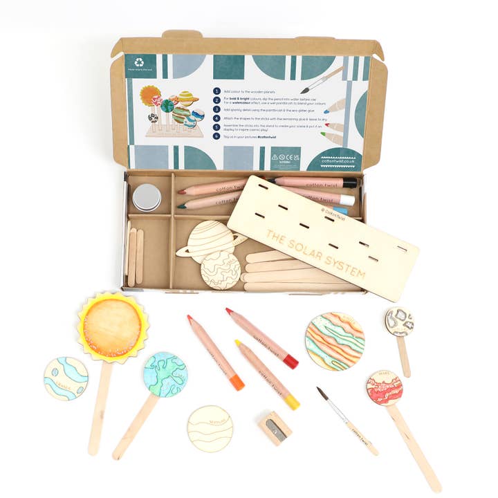 Cotton Twist - Wholesale DIY Craft Kit - Kids - Solar System Craft Kit