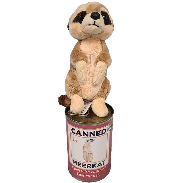 Canned Gifts - Wholesale Stuffed/Plush Toy - Kids & Baby - Pip the Canned Meerkat Stuffed Animal Plush w/Funny Jokes3