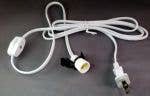 Stonebridge Imports - Wholesale Accent/Desk Lamp - White Power Cord for Table Lamp - 7W bulb included0