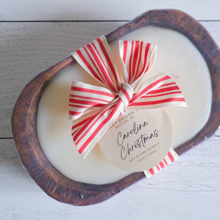 Hart Design Co - Wholesale Jar/Filled Candle - Carolina Christmas | Holiday Favorites Candles **BESTSELLER