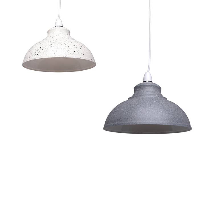K LIVING – wholesale Lampshade – Seaford Dapple Metal Non Electrical Ceiling Light Shades2
