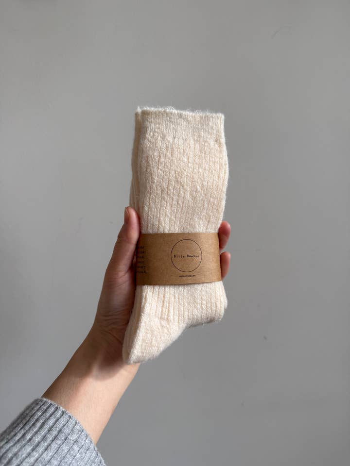 Billy Bamboo – wholesale Strumpor - Dam – Cabin-strumpor i alpackaull