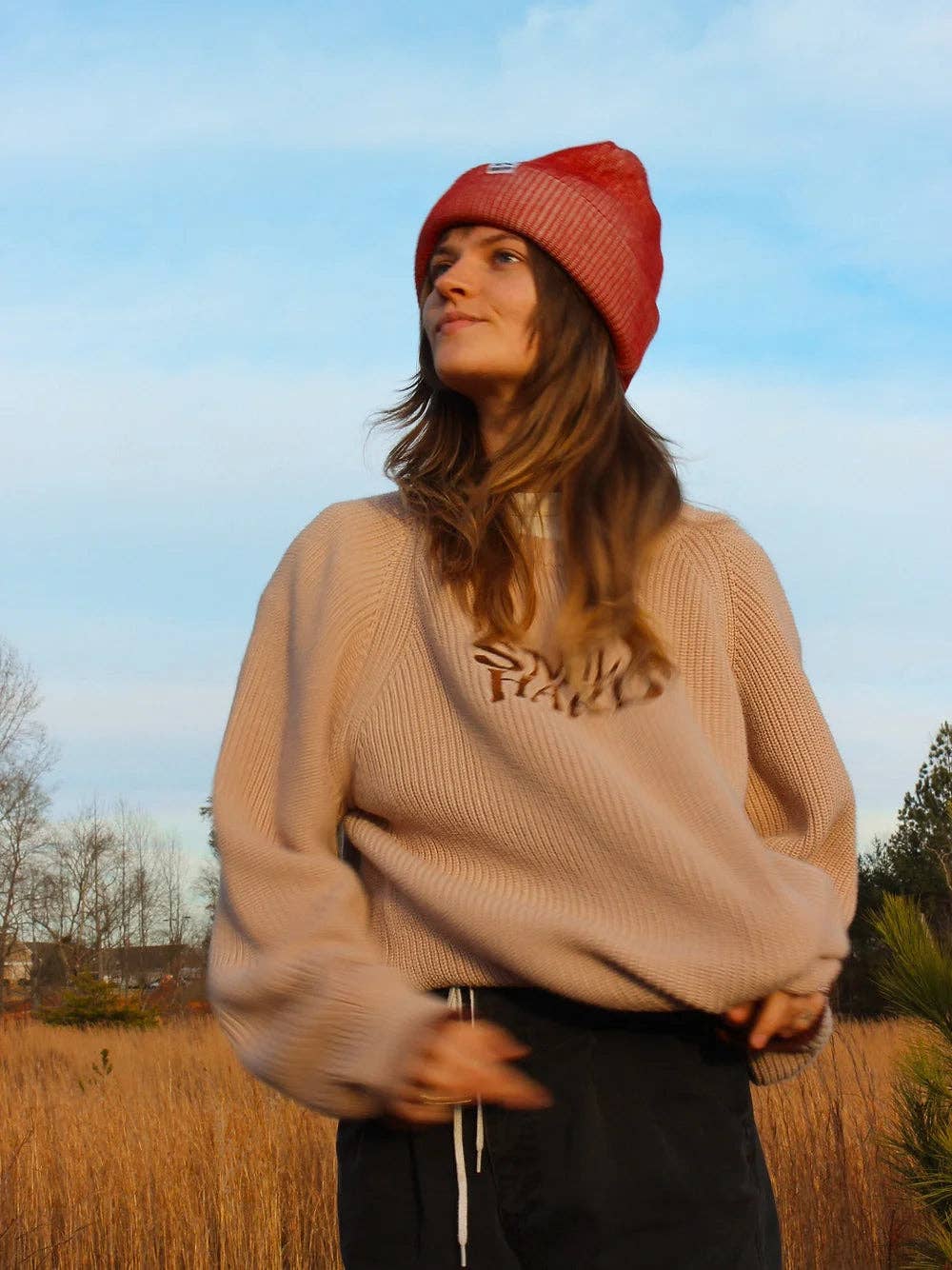 Beaten Path Co - Wholesale Beanie - Women's - RED WOOL BEANIE11