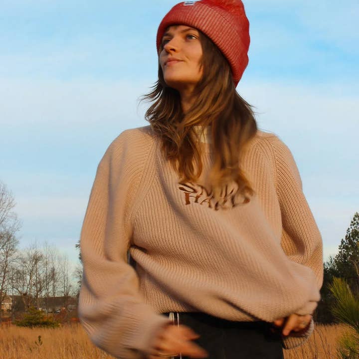 Beaten Path Co - Wholesale Beanie - Women's - RED WOOL BEANIE11