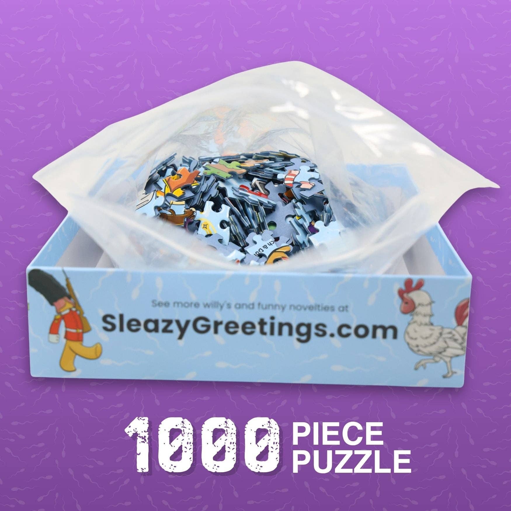 Sleazy Greetings - Wholesale Puzzle - Adult - Willy Great Puzzle - Funny Penis 1000 Piece Jigsaw Puzzle6