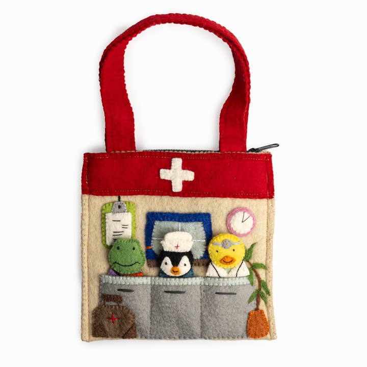 Global Goods Partners - Wholesale Finger Puppet - Kids & Baby - Felt Puppet Bag Healthcare