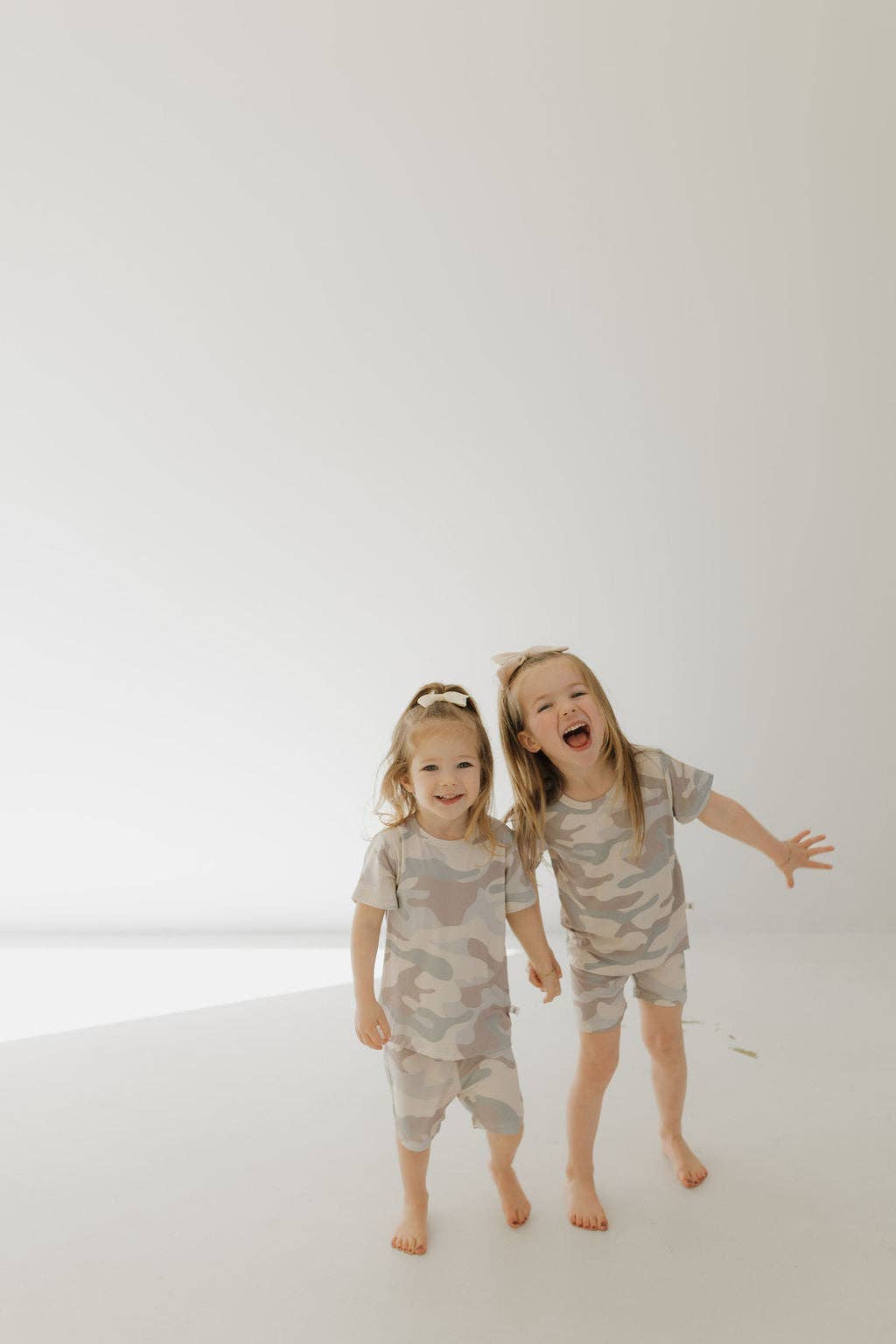 Forever French Baby - Wholesale Pyjamaset - Kinderen - Bamboe Korte Set | Camo1