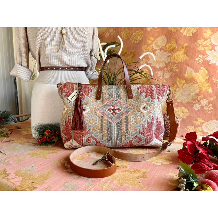 Atenti - Wholesale Tote Bag - Women's - USA Handcrafted Carryall Tote Bag, Blaze Buddy Bag2