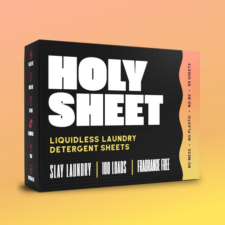 Slay Laundry - Wholesale Laundry Detergent Powder/Pods - Holy Sheet Liquidless Laundry Detergent - Fragrance Free